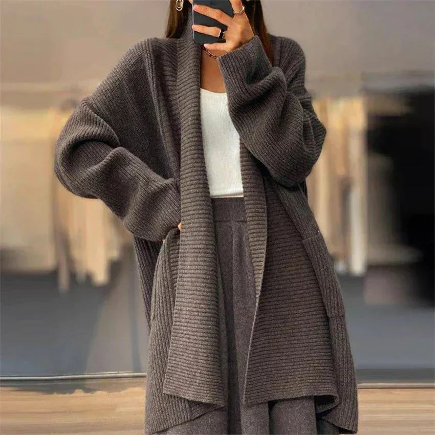 Cardigan long chic Eva pour femmes