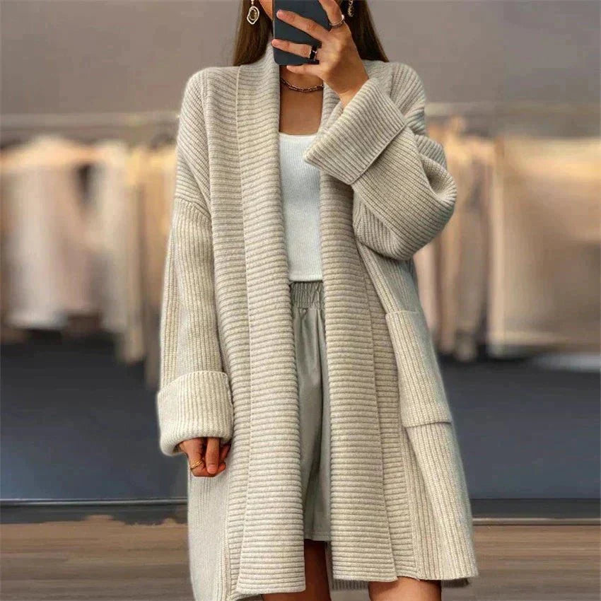 Cardigan long chic Eva pour femmes