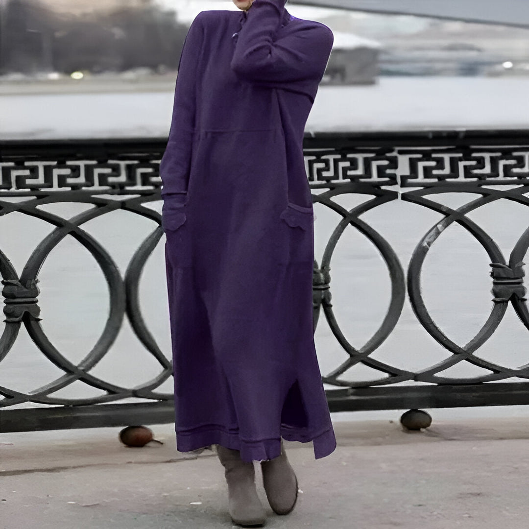 Chimene™ - Robe Longue d'Hiver Douce et Confortable