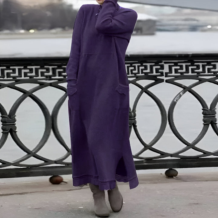 Chimene™ - Robe Longue d'Hiver Douce et Confortable