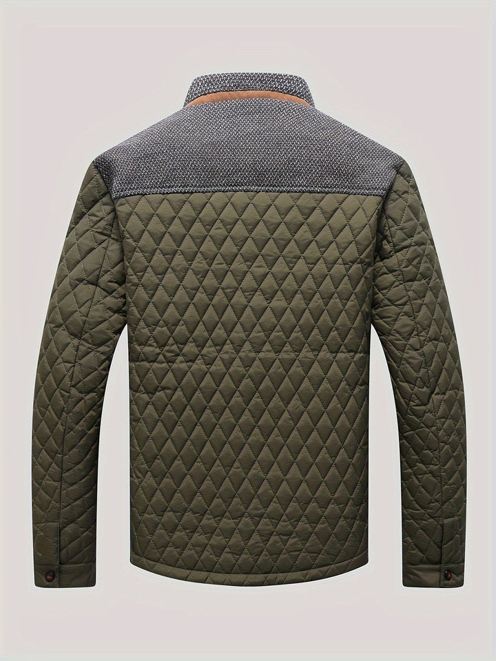 Eden | Veste coupe-vent élégante avec motif Argyle élégant