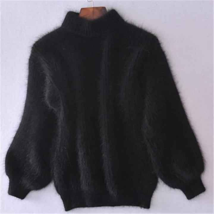 Griselda - Pull en angora vintage de luxe pour une apparence décontractée et confortable