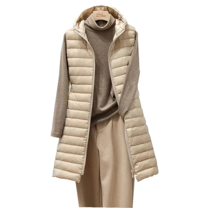 Belen - Gilet bouffant à capuche pour femmes