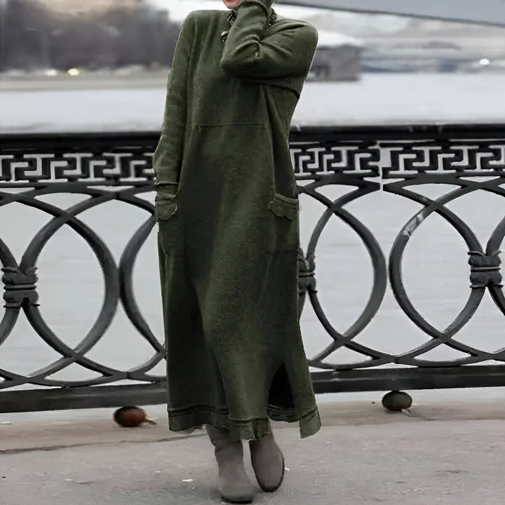 Chimene™ - Robe Longue d'Hiver Douce et Confortable