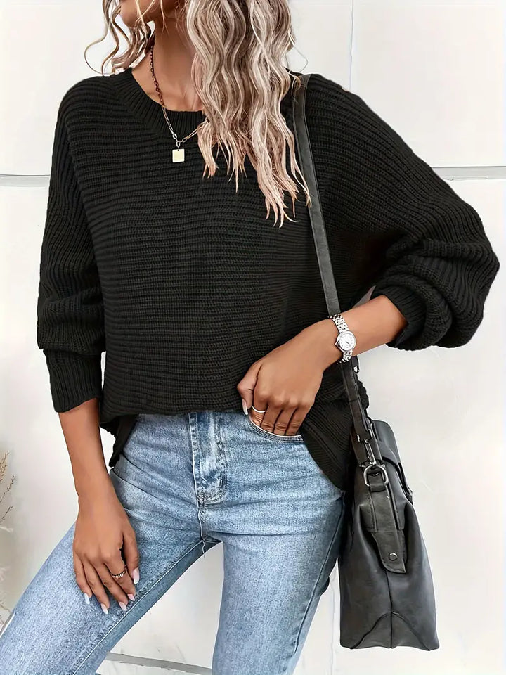 Franca - Pull élégant pour femmes avec manches chauve-souris à la mode