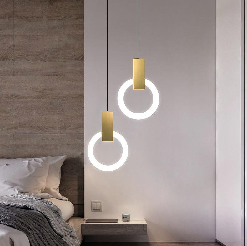 Elégante lampe pendante LED nordique