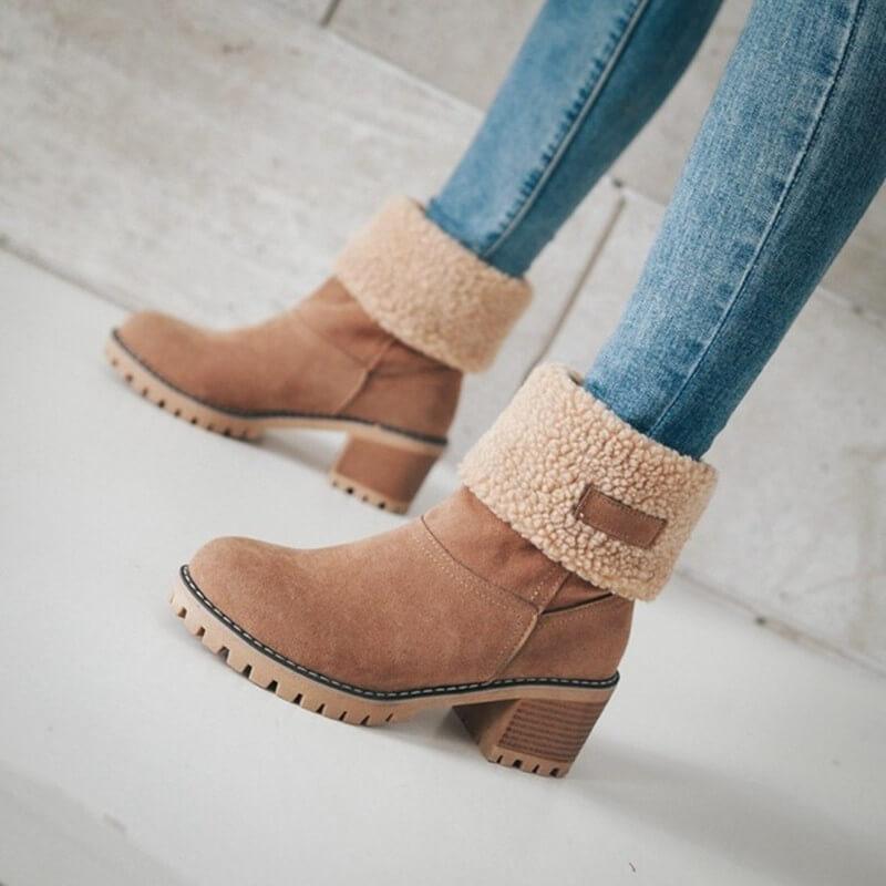 Jasmine | Bottes de neige élégantes et confortables avec doublure en fourrure synthétique de luxe