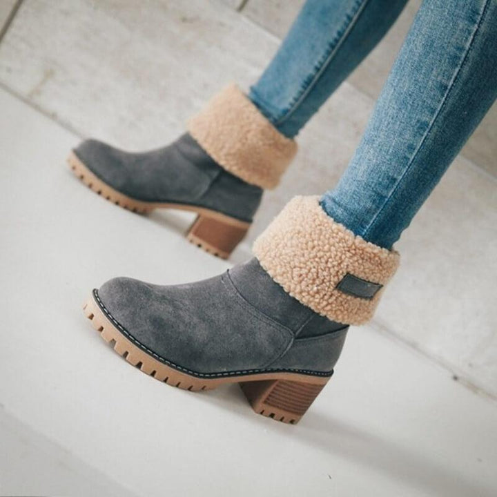 Jasmine | Bottes de neige élégantes et confortables avec doublure en fourrure synthétique de luxe