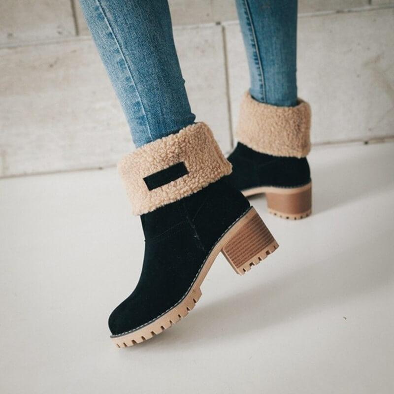 Jasmine | Bottes de neige élégantes et confortables avec doublure en fourrure synthétique de luxe
