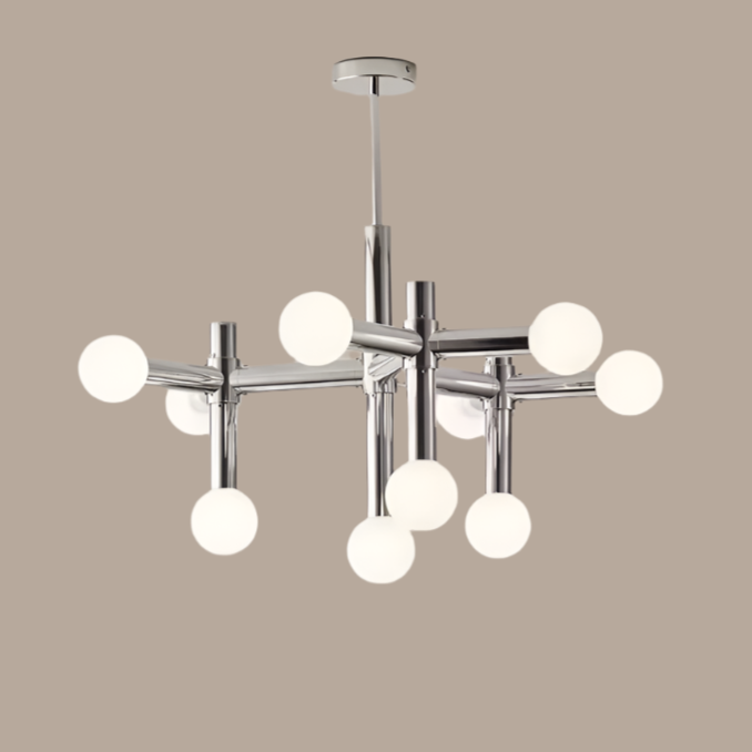 Lustre scandinave moderne en verre pour une atmosphère élégante