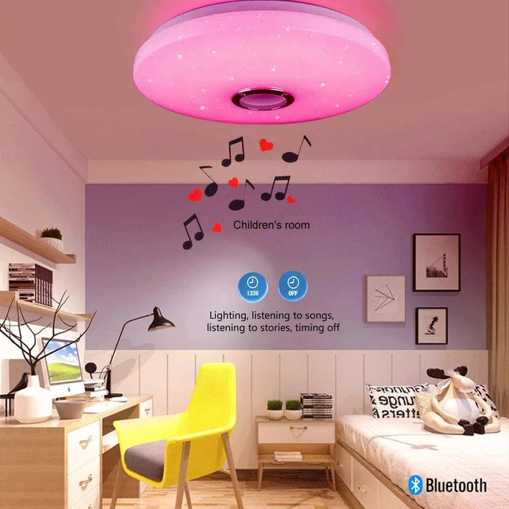Plafonnier RGB moderne et élégant avec fonctions intelligentes