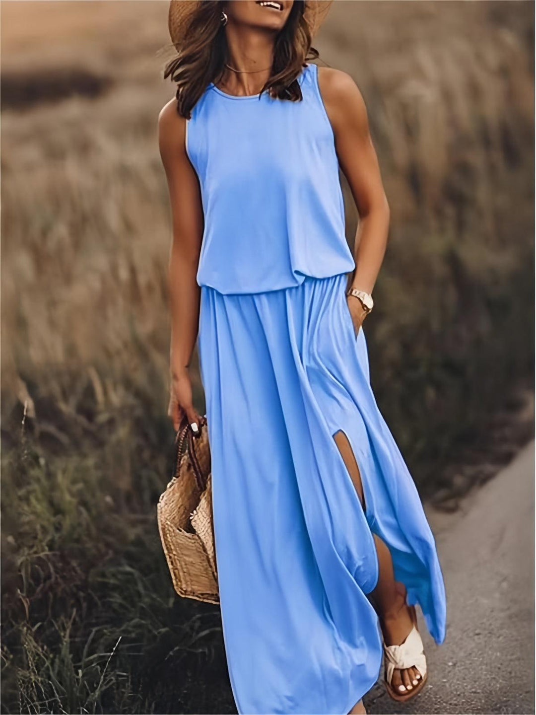 Elize | Robe longue bohème enchanteresse pour un style insouciant