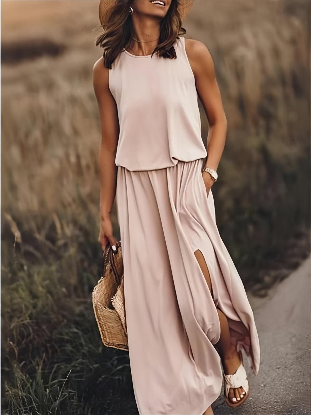 Elize | Robe longue bohème enchanteresse pour un style insouciant