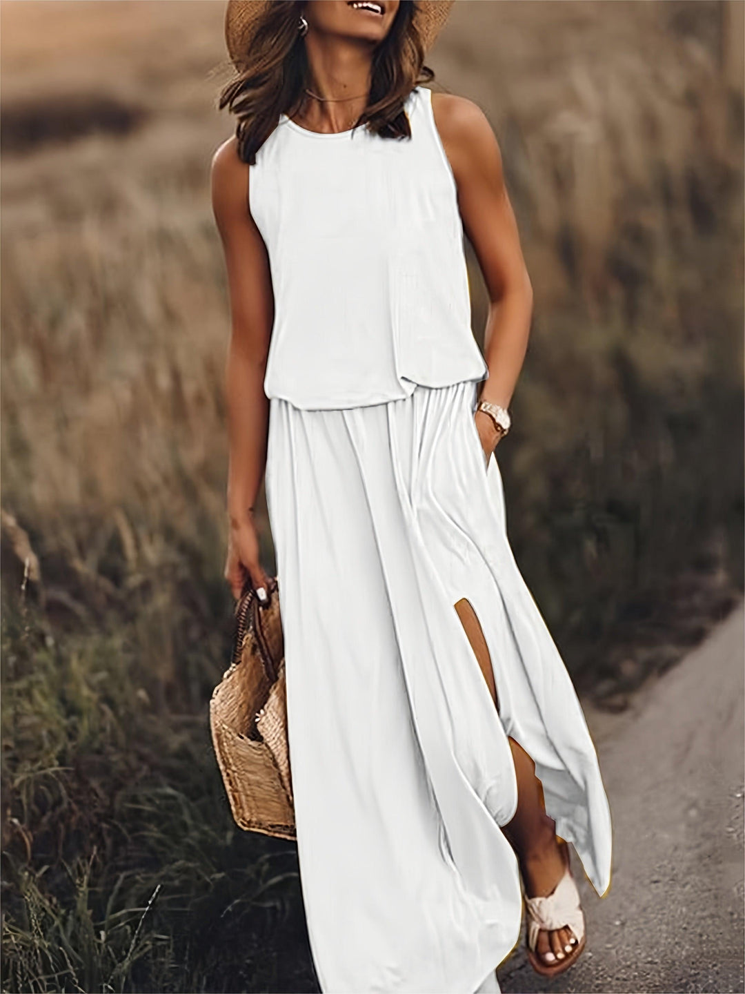 Elize | Robe longue bohème enchanteresse pour un style insouciant