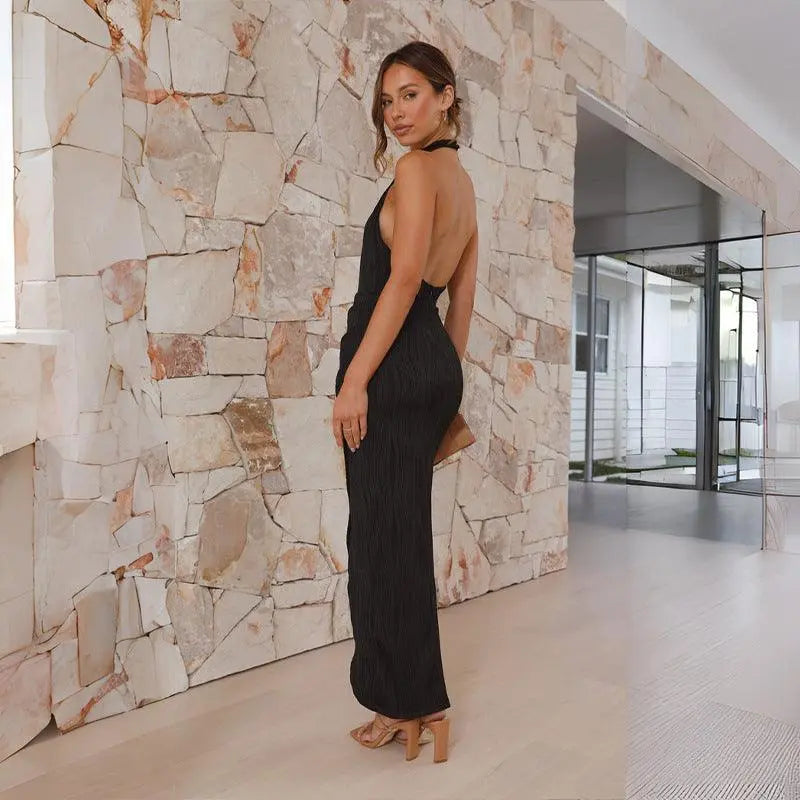 Onni | Robe longue élégante avec dos nu pour femmes
