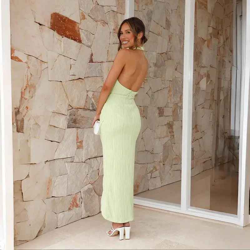 Onni | Robe longue élégante avec dos nu pour femmes