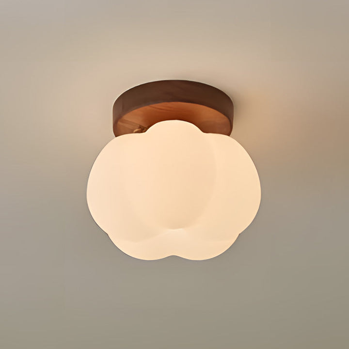 Lampe suspendue chic en forme de citrouille pour une atmosphère plus chaleureuse