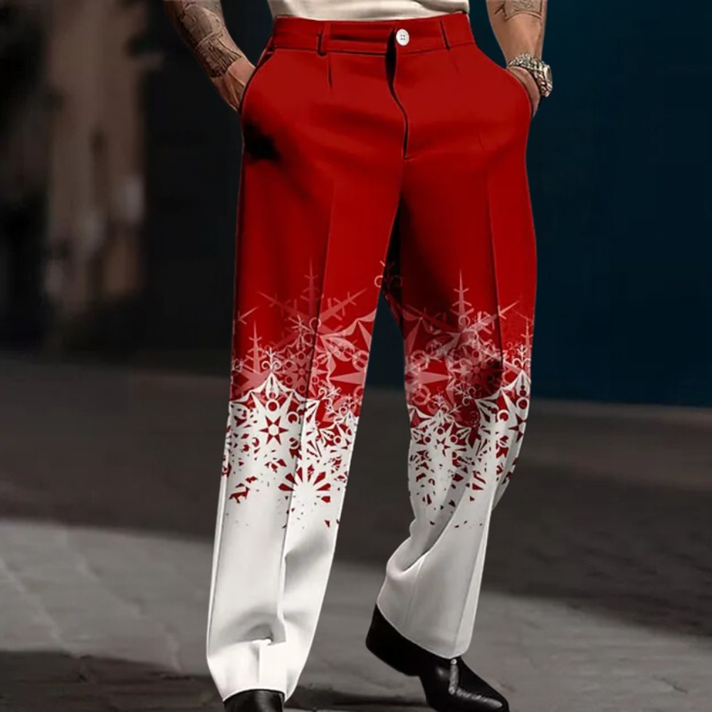 Pantalons de Noël élégants pour des fêtes délicieuses - MANUELO