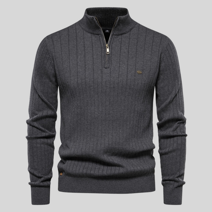 Alex | Pull de luxe avec fermeture éclair tendance