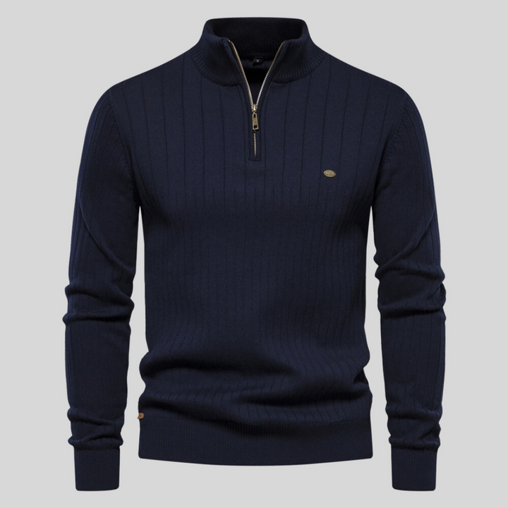 Alex | Pull de luxe avec fermeture éclair tendance