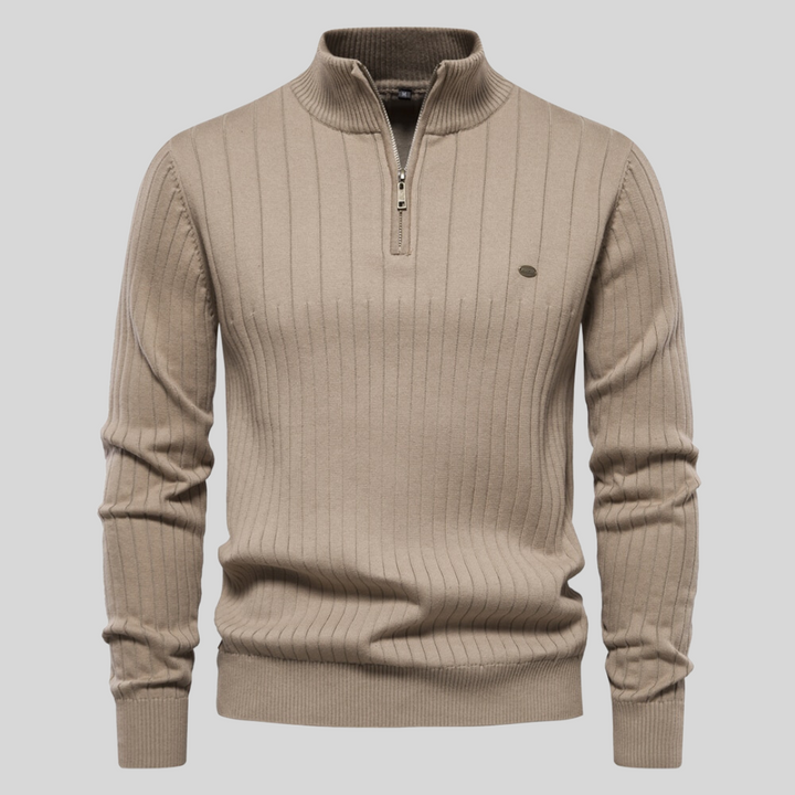 Alex | Pull de luxe avec fermeture éclair tendance