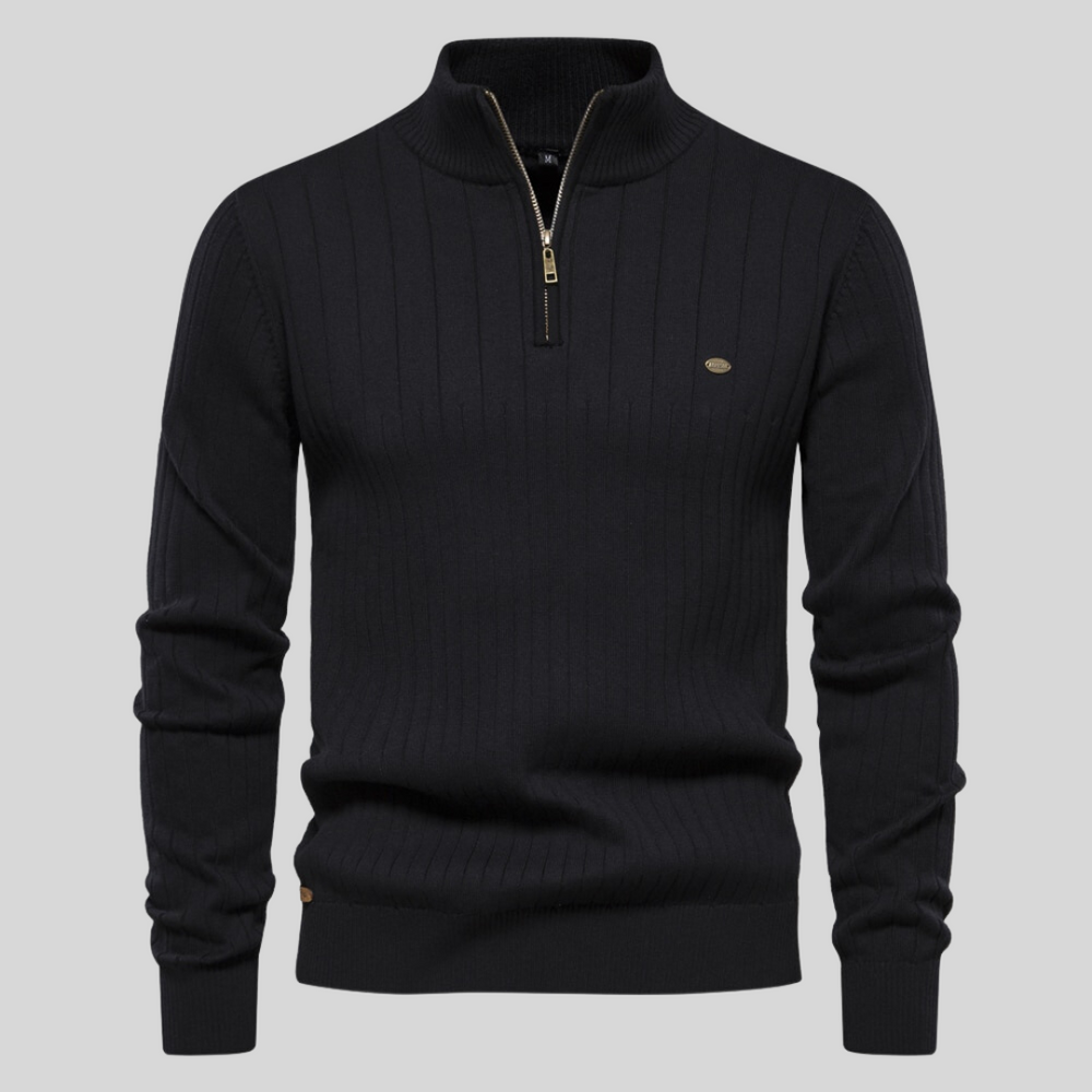 Alex | Pull de luxe avec fermeture éclair tendance