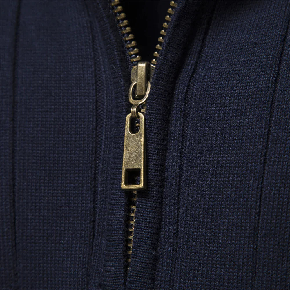 Alex | Pull de luxe avec fermeture éclair tendance