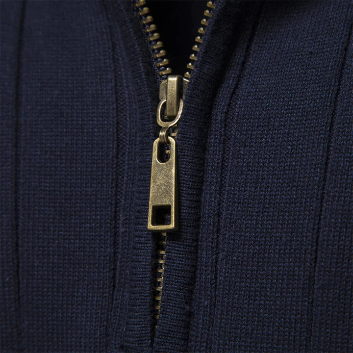 Alex | Pull de luxe avec fermeture éclair tendance
