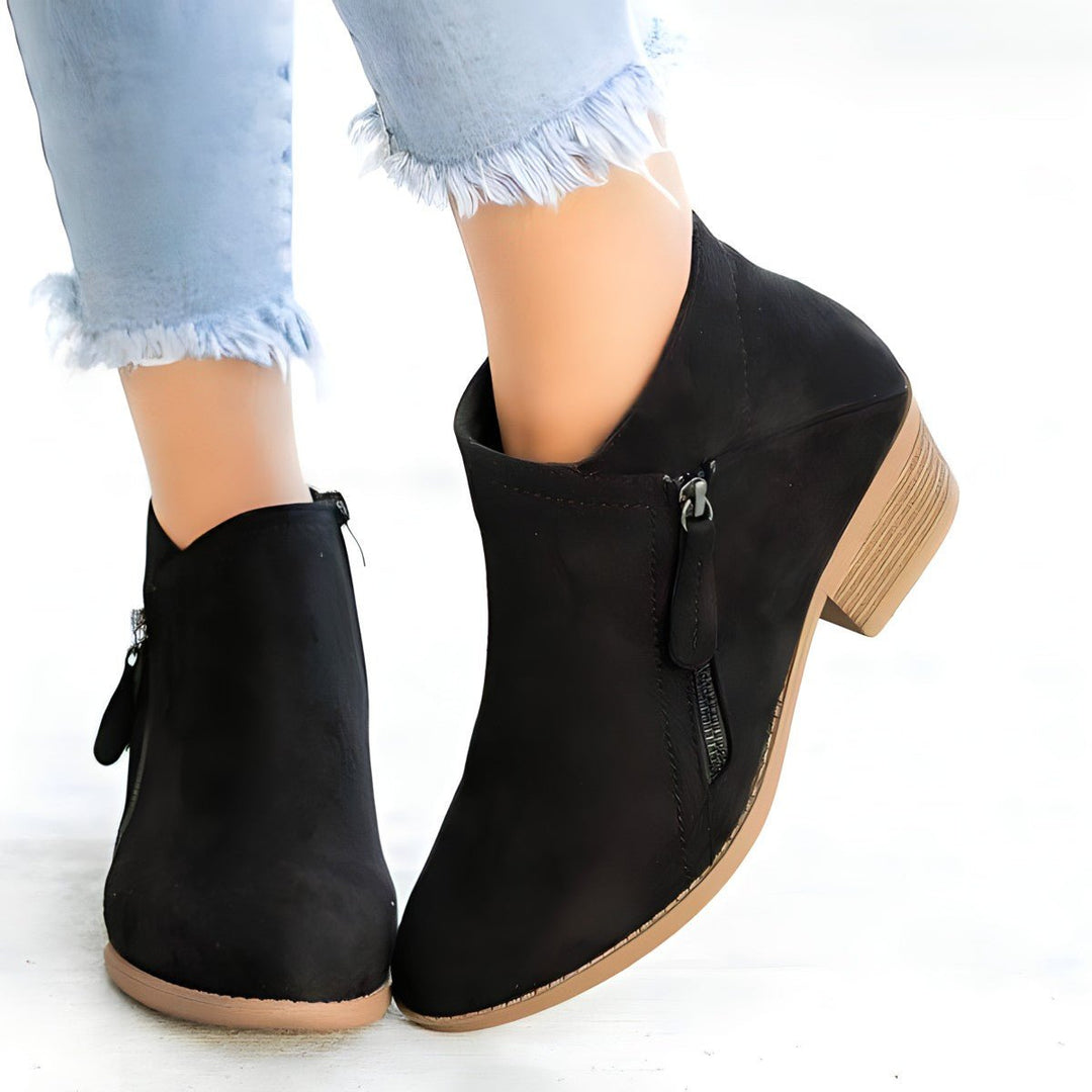 Jeanette - Bottes à talons élégants pour femmes