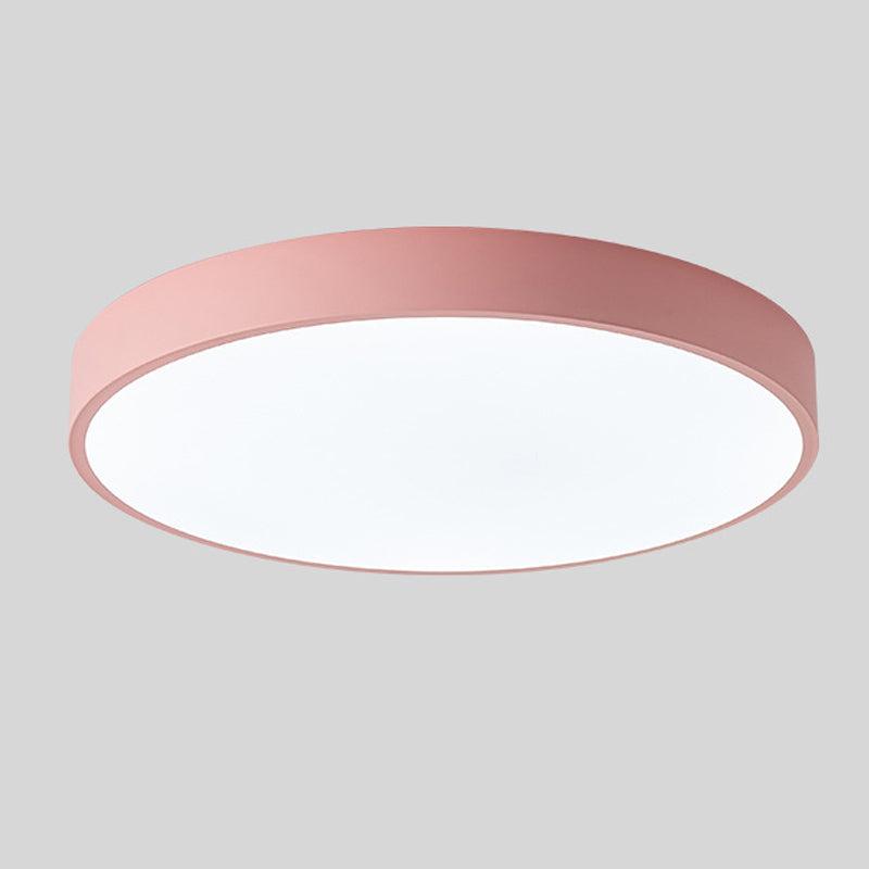 Plafonnier scandinave rond en bois au design macaron