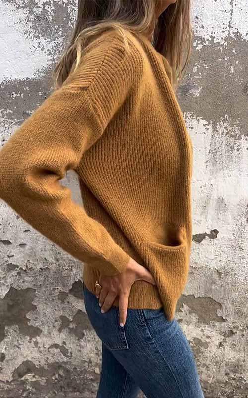 EVANNA - Veste élégante en tricot zippée pour un confort ultime