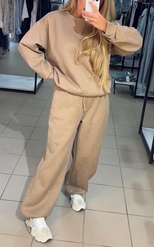 Nathalie™ - Oberteil und Hose Glitzerset