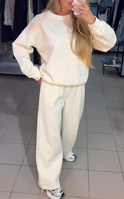 Nathalie™ - Oberteil und Hose Glitzerset