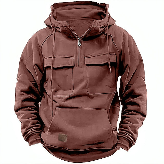 Leo™ - Pull d'Hiver Doux en Laine avec Fermeture Éclair