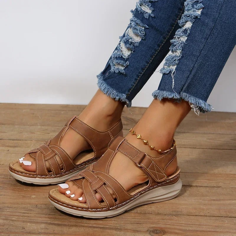 Julia | Sandales en cuir élégantes et confortables pour toutes les occasions