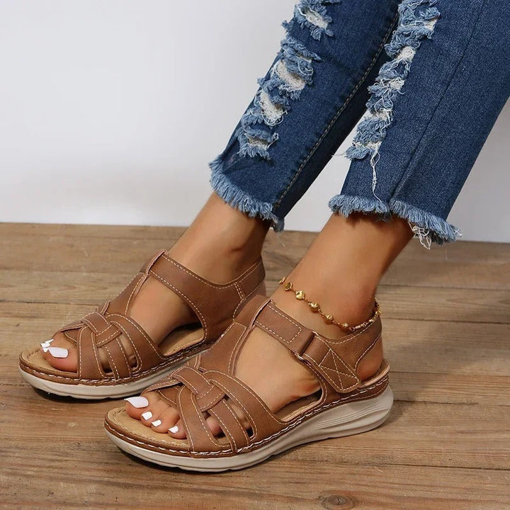 Julia | Sandales en cuir élégantes et confortables pour toutes les occasions
