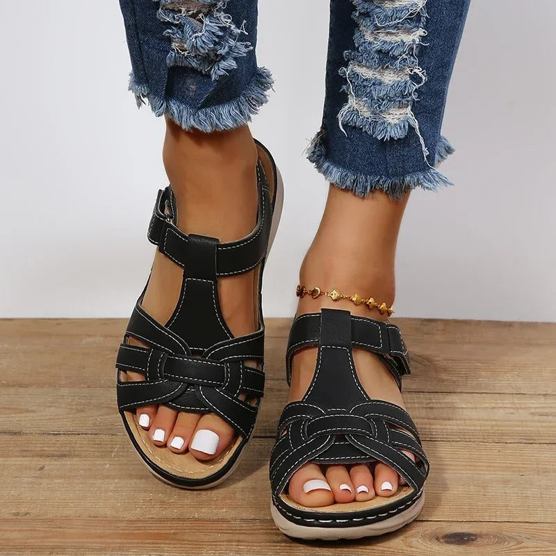Julia | Sandales en cuir élégantes et confortables pour toutes les occasions