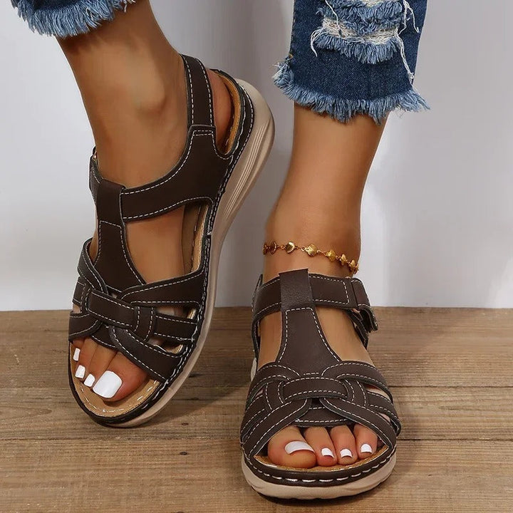 Julia | Sandales en cuir élégantes et confortables pour toutes les occasions