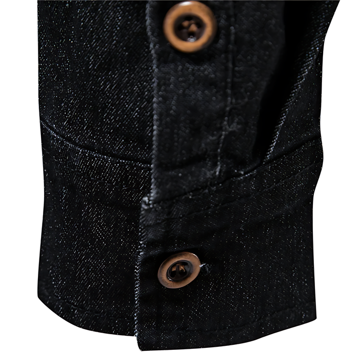 Clément™ - Adaptive Fit Cotton Denim Shirt Tailored for Men
