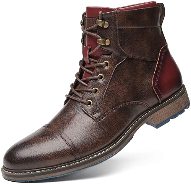 Élevez votre style avec les bottes Oxford en cuir de première qualité Aaron | Exquise, fabriquée à la main