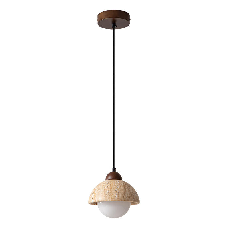 Elégante lampe pendante en marbre naturel