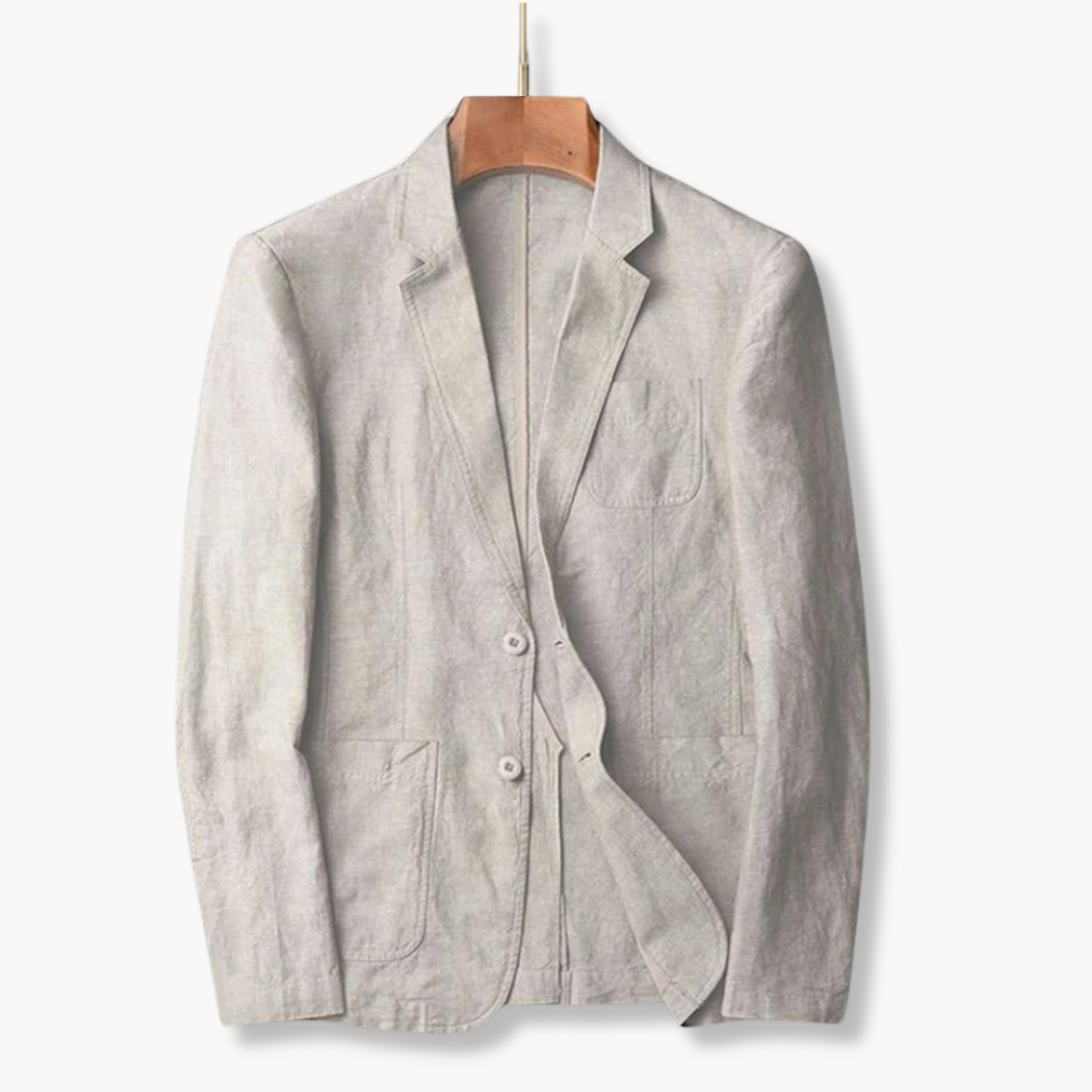 Hamisch | Blazer en lin élégant et décontracté pour l'homme moderne