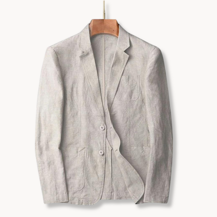 Hamisch | Blazer en lin élégant et décontracté pour l'homme moderne
