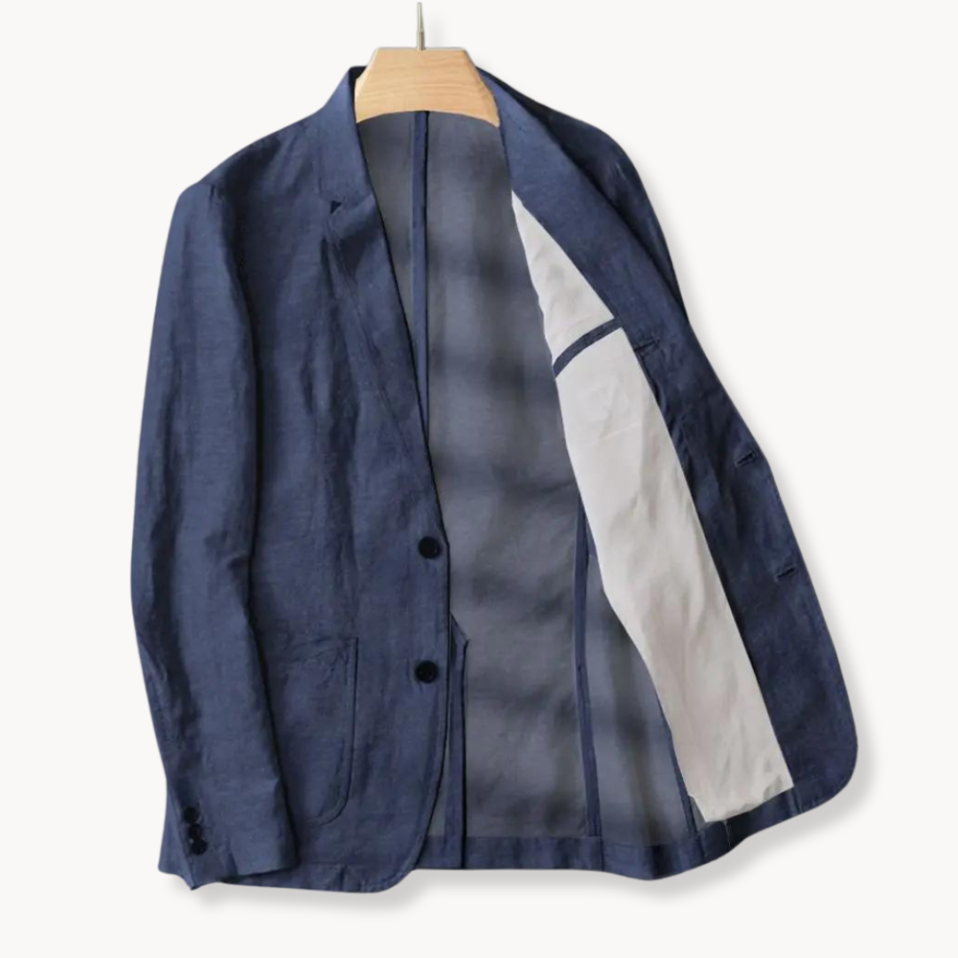 Hamisch | Blazer en lin élégant et décontracté pour l'homme moderne
