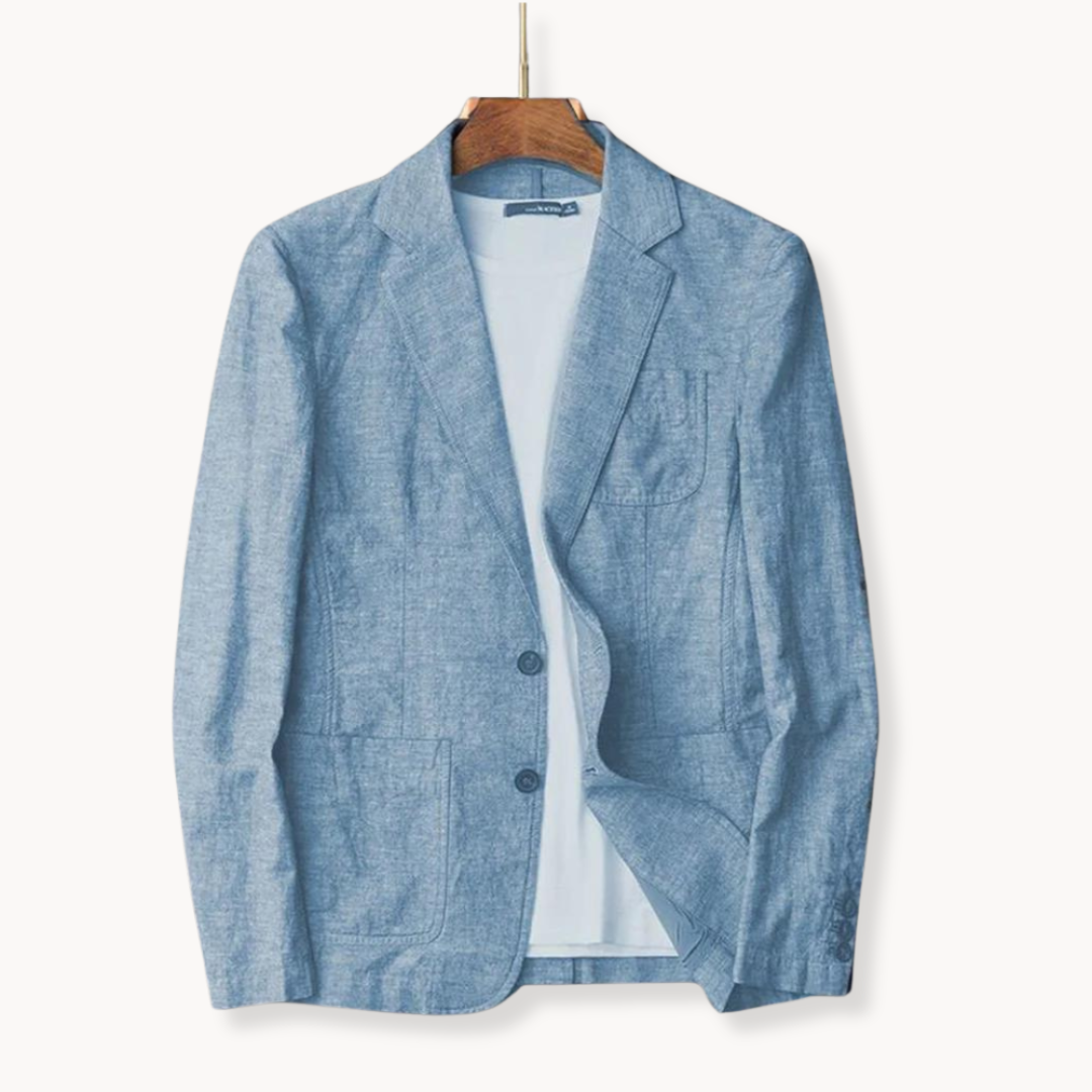 Hamisch | Blazer en lin élégant et décontracté pour l'homme moderne
