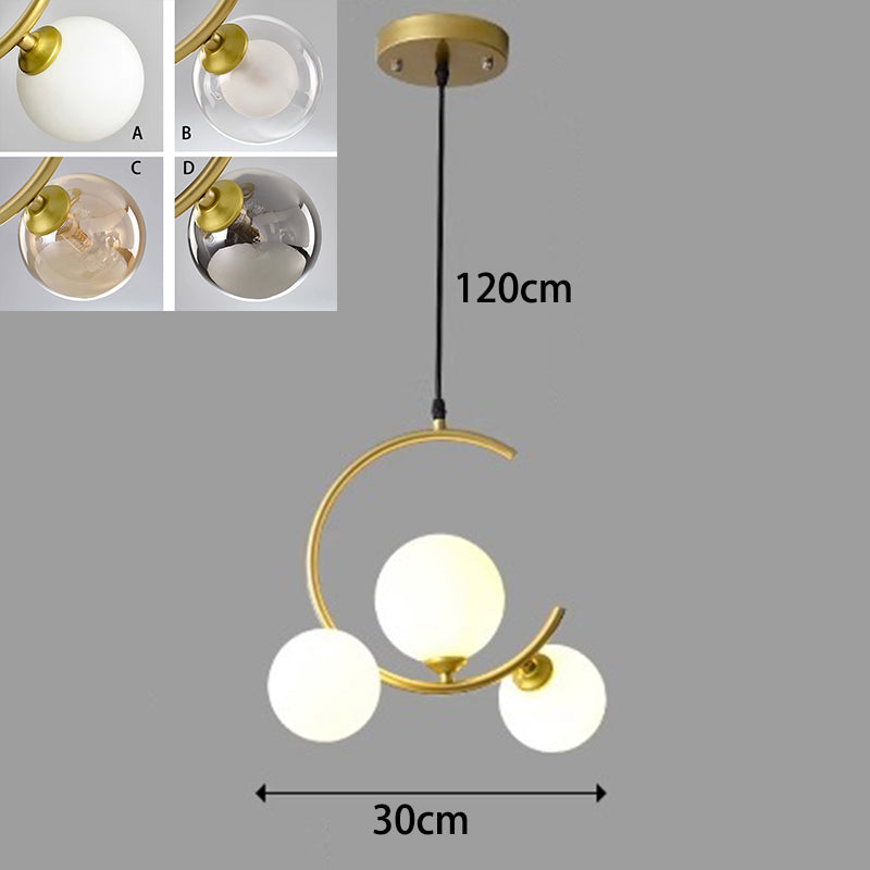 Lampe pendante LED élégante pour une décoration d'intérieur contemporaine