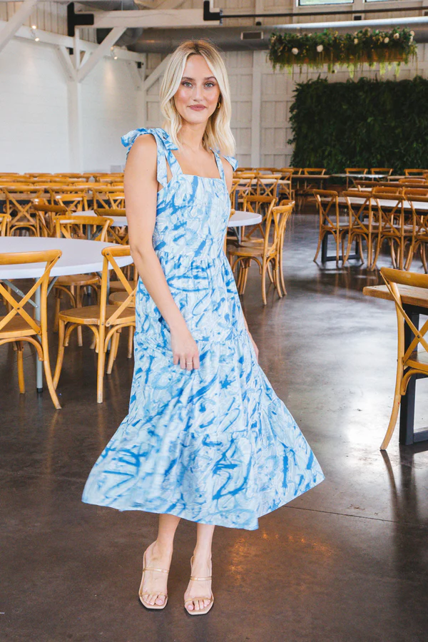 Victoria | Elegant Midi Shoulder Dress pour un look intemporel