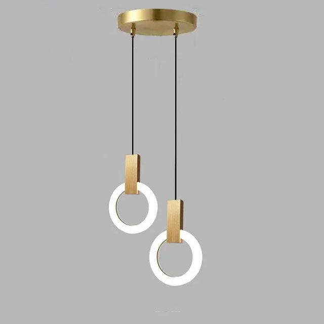 Elégante lampe pendante LED nordique