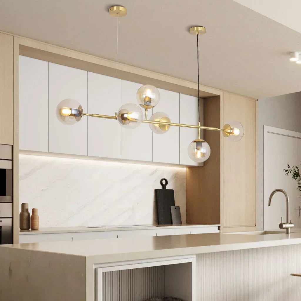 Lampe pendante Globe en verre Anzo pour un éclairage d'ambiance raffiné