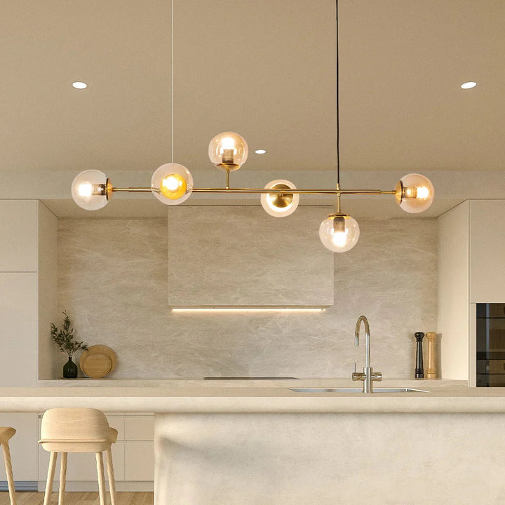 Lampe pendante Globe en verre Anzo pour un éclairage d'ambiance raffiné